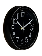 Часы настенные "Дженнифер", d-19 см, циферблат 17 см, дискретный ход, чёрные - фото 45225168