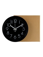 Часы настенные "Дженнифер", d-19 см, циферблат 17 см, дискретный ход, чёрные - фото 45225171