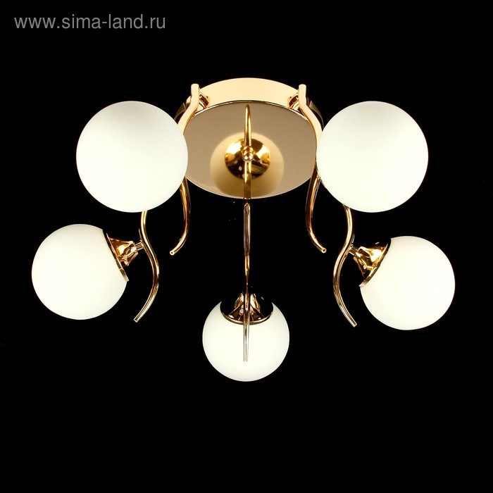 Люстра "Адамо" 5x40Вт E14 золото - Фото 1