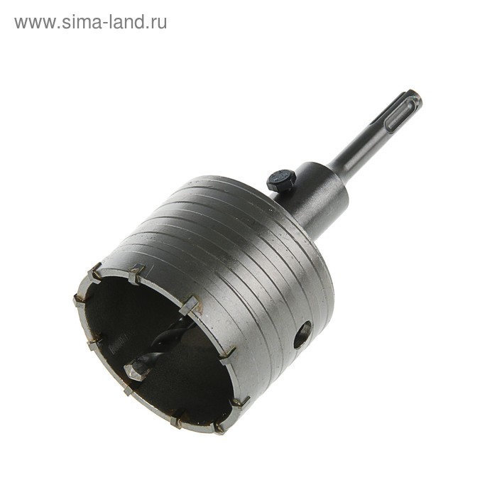 Коронка буровая в сборе ТУНДРА, SDS-plus, М22×73 мм