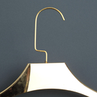 Плечики для одежды с ребристыми плечиками, размер 44-46, глянец, цвет золото - Фото 2