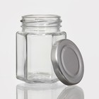 Банка для сыпучих продуктов Доляна «Идиллия», 80 мл, 5.5×7 см, с металлической крышкой, стекло, прозрачная - Фото 2