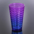 Набор стаканов стеклянных 340 мл "Волна", 3 шт, цвета МИКС - Фото 2