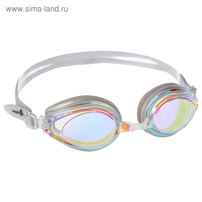 Очки для плавания Techno Mirror II, цвет серый - Фото 1