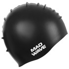 Силиконовая шапочка для плавания INTENSIVE, M0535 01 0 01W, цвет чёрный - Фото 2