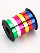 Лента упаковочная глянцевая, ассорти 0.8 см × 3 м (набор 6 цветов) - Фото 3