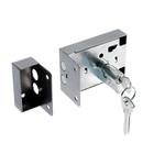 Замок накладной Димитровград «Омега» ЗН 1-2Р, 2 ригеля, бриллиант - Фото 2