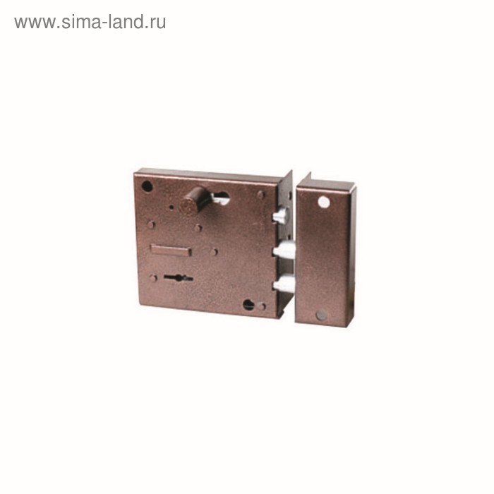 Замок накладной «Симеко» БИФ-0090×5 ЗД, 100×105×18 мм, 5ключей - Фото 1