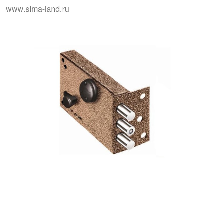 Замок накладной «Эльбор» Лазурит 1.02.61.5, 130×83×23 мм, б/о, 5 ключей