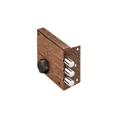 Замок накладной «Эльбор» Кремень 1.04.52.5.5 б/о, 112×104×20 мм, 5 ключей