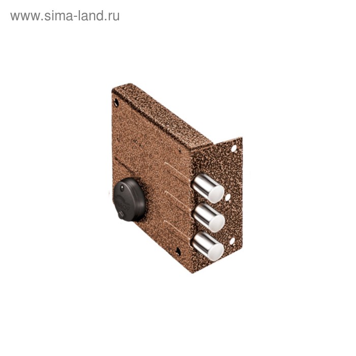 Замок накладной «Эльбор» Кремень 1.04.52.5.5 б/о, 112×104×20 мм, 5 ключей - Фото 1