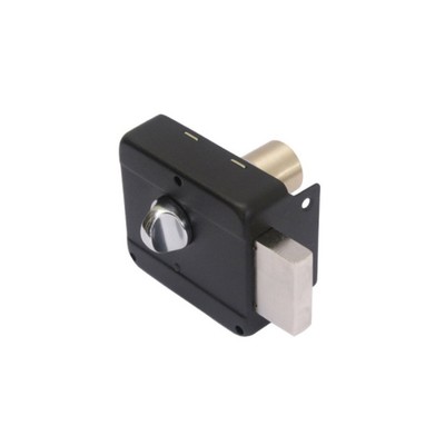 Замок накладной «АЛЛЮР» ЗН 1-1-1, 86×77×25 мм, с/фиксатором, с/защелкой, 6 ключей