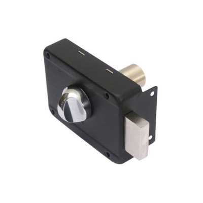 Замок накладной «АЛЛЮР» ЗН 1-1-2, 86×77×25 мм, с/фиксатором, с/защелкой, 6 ключей