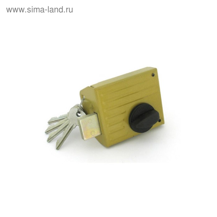 Замок накладной Димитровград «Зенит» ЗН1-2 (1-6), цвет золото - Фото 1