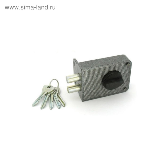 Замок накладной Димитровград «Зенит» ЗН1-3, цвет серебро - Фото 1