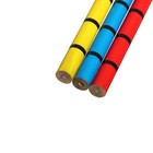 Карандаш чернографитный с ластиком «Полоски», твёрдость НВ - Фото 3