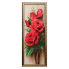Картина "Красные розы" 42*106 см рамка микс - Фото 6