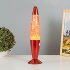 Светильник гель блеск хром цветной ракета 34.5×8.5 см - Фото 7