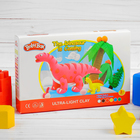 Набор для создания игрушек из массы для лепки "Динозавры", масса 6 банок по 16 г, 3 стека - Фото 1