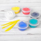 Набор для создания игрушек из массы для лепки "Динозавры", масса 6 банок по 16 г, 3 стека - Фото 3