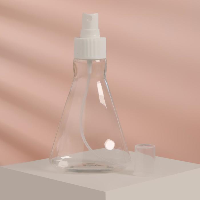 Бутылочка для хранения, с распылителем, 200 мл, цвет белый - Фото 1