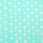 Фетр ламинированный с перфорацией "Цветочки", бирюзовый, 57 см х 5 м - Фото 4