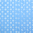 Фетр ламинированный с перфорацией "Цветочки", голубой, 57 см х 5 м - Фото 4