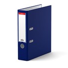 Папка-регистратор А4, 70 мм, ErichKrause Granite, собранный, синий, пластиковый карман, картон 1.75 мм, вместимость 450 листов - фото 8375645