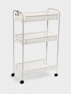 Этажерка «Ладья 2К», 3 яруса, 44×25×75.5 см, на колёсах, светло-серая - Фото 3