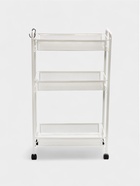 Этажерка «Ладья 2К», 3 яруса, 44×25×75.5 см, на колёсах, светло-серая - Фото 4