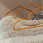 Плечики для одежды детские, размер 30-34, антискользящее покрытие, цвет бронзовый - Фото 7