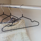 Плечики для одежды детские, размер 30-34, антискользящее покрытие, цвет чёрный - Фото 6