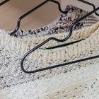 Плечики для одежды детские, размер 30-34, антискользящее покрытие, цвет чёрный - Фото 7