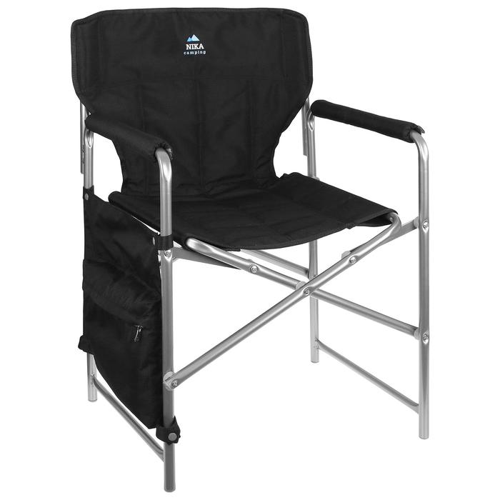 Кресло складное, 49 х 55 х 82 см, цвет чёрный - Фото 1