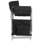 Кресло складное, 49 х 55 х 82 см, цвет чёрный - Фото 3