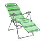 Кресло-шезлонг, 82x59x116 см, цвет зелёный - фото 8375684