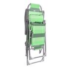 Кресло-шезлонг, 82x59x116 см, цвет зелёный - Фото 3