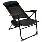 Кресло - шезлонг Nika, с полкой, 75×59×109 см, цвет венге - Фото 7