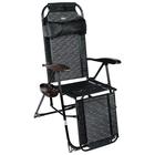 Кресло - шезлонг Nika, с полкой, 82×70×116 см, цвет венге - Фото 6