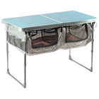 Стол ССТ-3П, 102 х 50 х 44,5 / 61 см, голубой - Фото 1