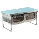 Стол ССТ-3П, 102 х 50 х 44,5 / 61 см, голубой - Фото 2