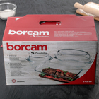 Набор посуды для запекания Borcam, 3 предмета: кастрюля 1,5 л, утятница 1,7 л, форма 2,5 л - Фото 9
