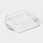 Форма для запекания Paşabahçe Borcam, 2 л, 256×220 мм, прямоугольная, жаропрочное стекло, прозрачная - Фото 6