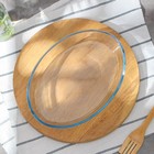 Форма для запекания и выпечки овальная Paşabahçe Borcam, 2 л, жаропрочное стекло, прозрачная - Фото 2