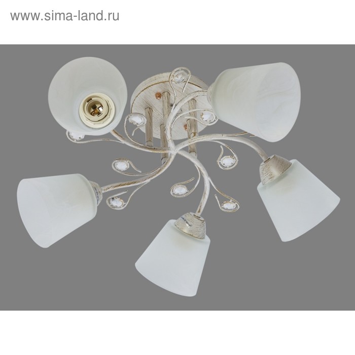 Люстра "Джия " 5xE27 60Вт белый - Фото 1