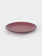 Десертная тарелка Доляна «Ваниль», d=19.5 см, керамика, бордовая - Фото 2