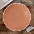 Миска керамическая Доляна «Ваниль», 800 мл, d=18 см, цвет персиковый - Фото 2