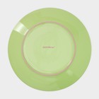 Набор тарелок керамических Доляна «Зелёный горох», 18 предметов: 6 тарелок d=19 см, 6 тарелок d=27 см, 6 мисок d=19 см, цвет зелёный - Фото 9