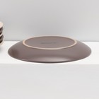 Набор тарелок керамических Доляна «Пастель», 18 предметов: 6 тарелок d=19 см, 6 тарелок d=27 см, 6 мисок d=19 см, цвет коричневый - Фото 10