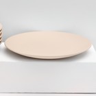 Набор тарелок керамических Доляна «Пастель», 18 предметов: 6 тарелок d=19 см, 6 тарелок d=27 см, 6 мисок d=19 см, цвет крем-брюле - фото 4590288